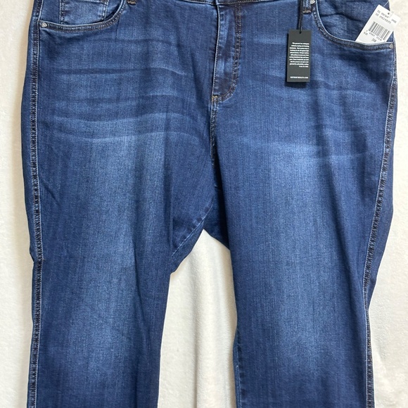 Kut From The Cloth Women's Jeans 24W Blue Reese Ankle Straight Leg High Rise - Picture 3 of 11